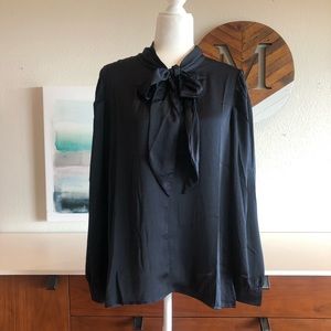 NWT Tie Neck Blouse
